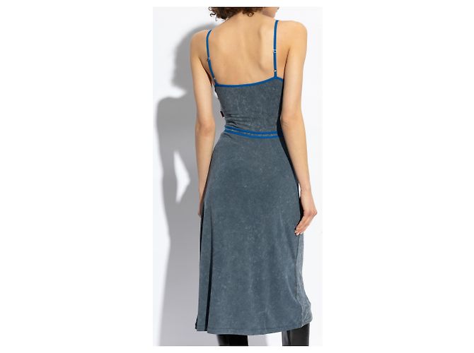 Diesel D-WOW Kleid Blau Viskose - Ansicht 4