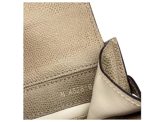 Borsa a tracolla Valextra Brera B-Tracollina in pelle di vitello Beige - vista 7