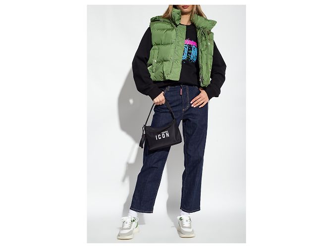 Jeans Boston Dsquared2 blu navy cotone - vista 2