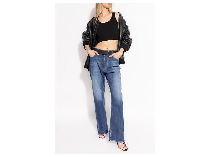Chaqueta de cuero de Dsquared2 - vista 2