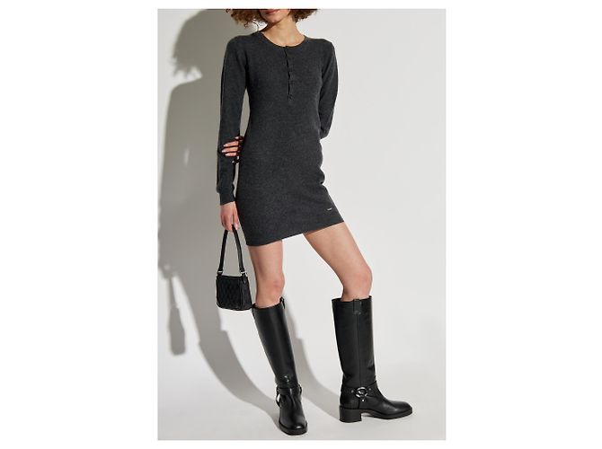 Dsquared2 Wollkleid in Grau - Ansicht 2