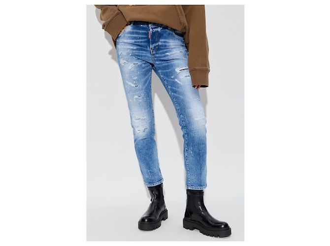 Dsquared2 Cool Girl Slim Fit Jeans Blau - Ansicht 3