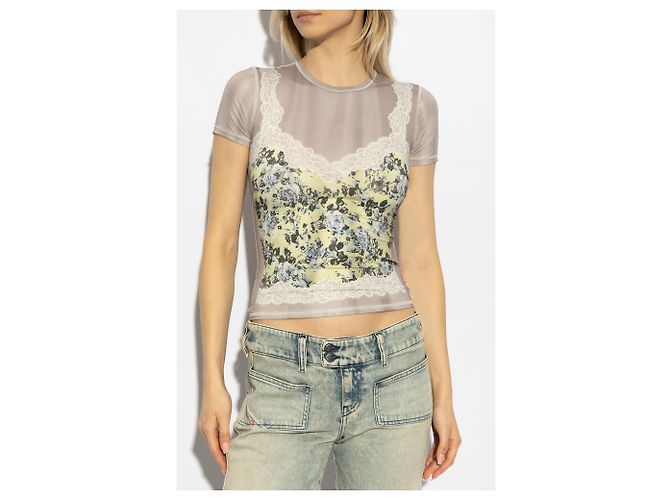 Diesel T-shirt T-ILENI A16603 - vista 3