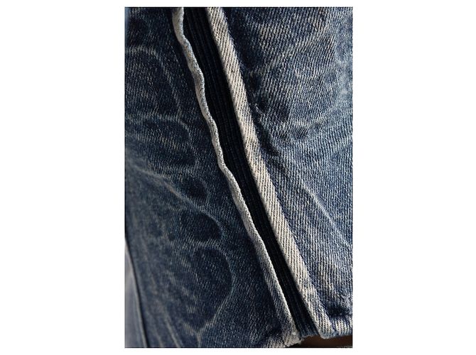 Giacca di jeans Diesel blu in cotone - vista 5