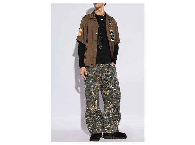 Camicia Diesel S-DAXHE Marrone Viscosa - vista 2