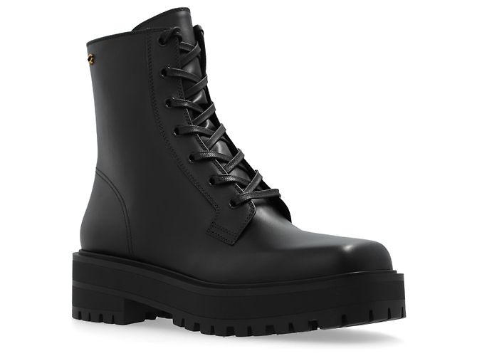 Gianvito Rossi Botines de cuero 'Turner' - vista 4