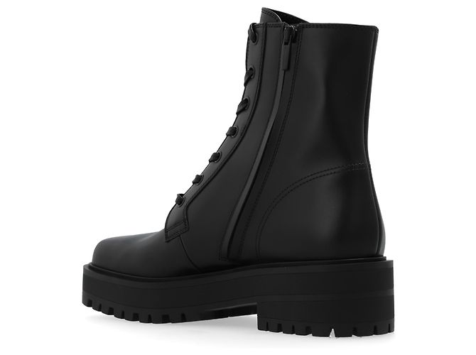 Gianvito Rossi Botines de cuero 'Turner' - vista 5
