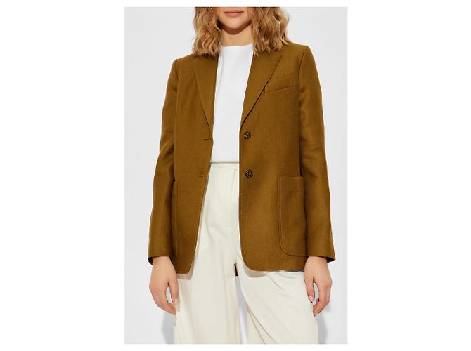 Blazer de lino Gug marrón Max Mara - vista 3