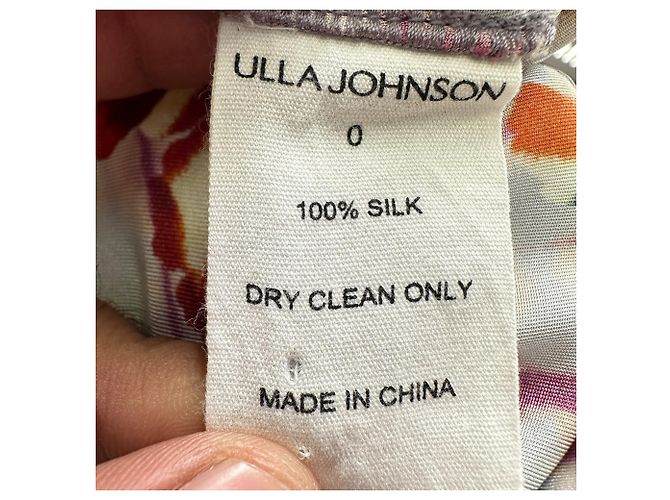Abito midi stampato Anastasia Ulla Johnson in seta multicolore - vista 5