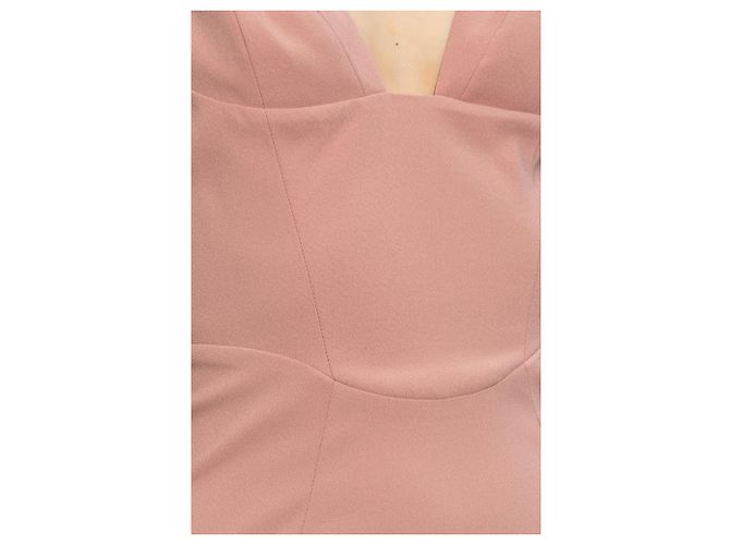 Dsquared2 Rosa Midi Kleid mit Spaghetti Trägern - Ansicht 5