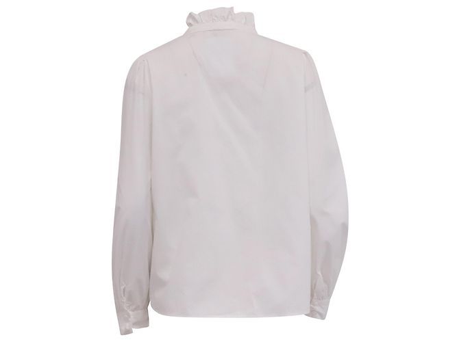 Camicia Sézane Chlo in cotone bianco - vista 4
