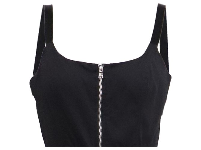 Vestido Maxi L'AGENCE Rima en algodón negro - vista 2