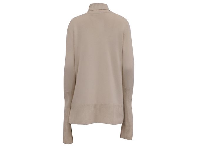 Vince Drape Open Front Cardigan aus cremefarbenem Kaschmir - Ansicht 4