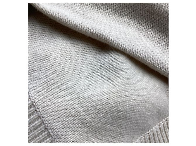 Vince Drape Open Front Cardigan aus cremefarbenem Kaschmir - Ansicht 5