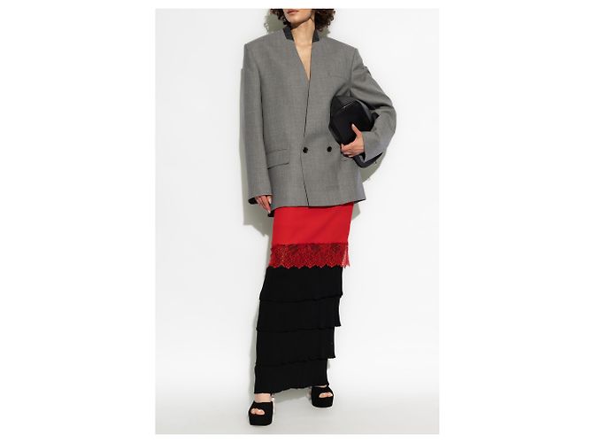 Moschino Blazer trespassado de corte largo - vista 2