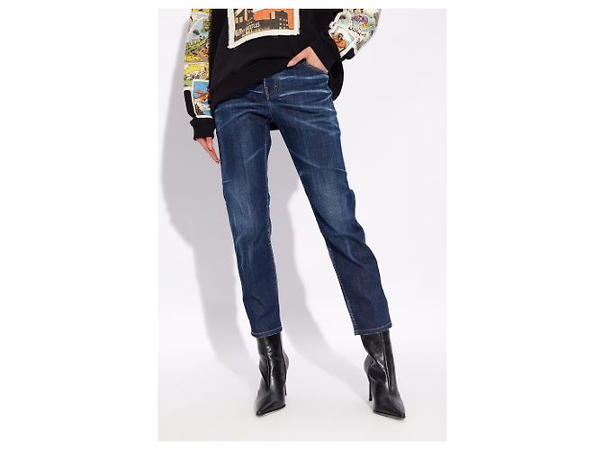 Vaqueros Cool Girl Dsquared2 azules algodón - vista 3
