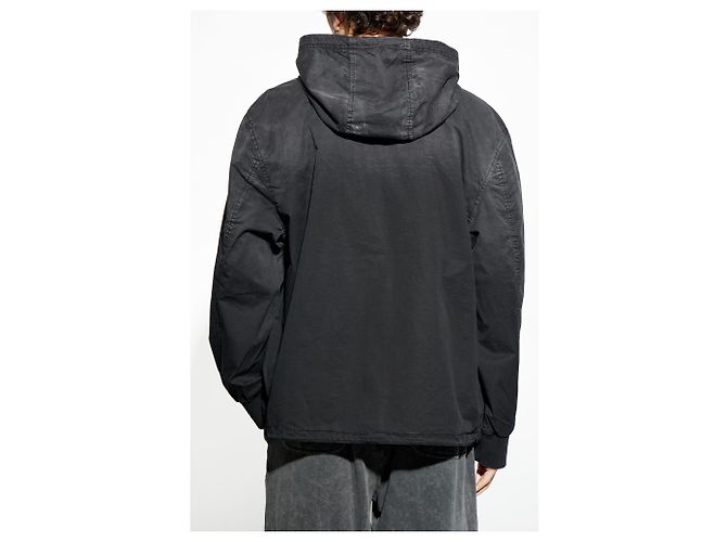 Diesel J-ADE Jacke Schwarz Baumwolle - Ansicht 4