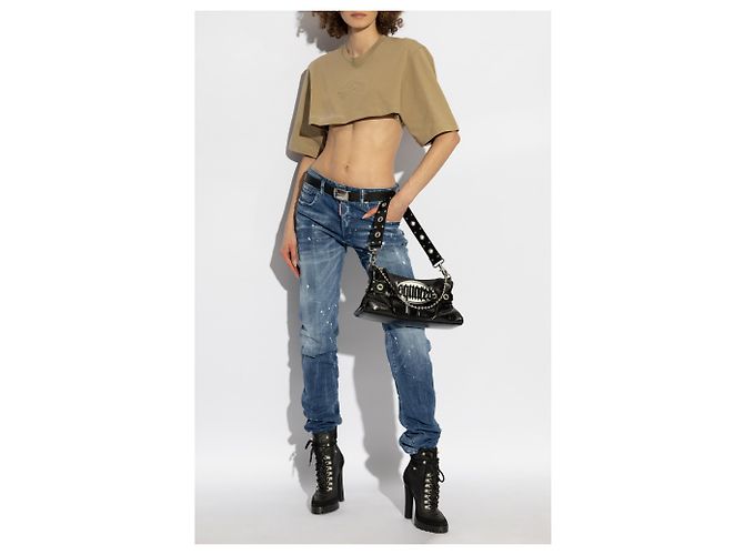Dsquared2 Kurzes, locker sitzendes T-Shirt - Ansicht 2