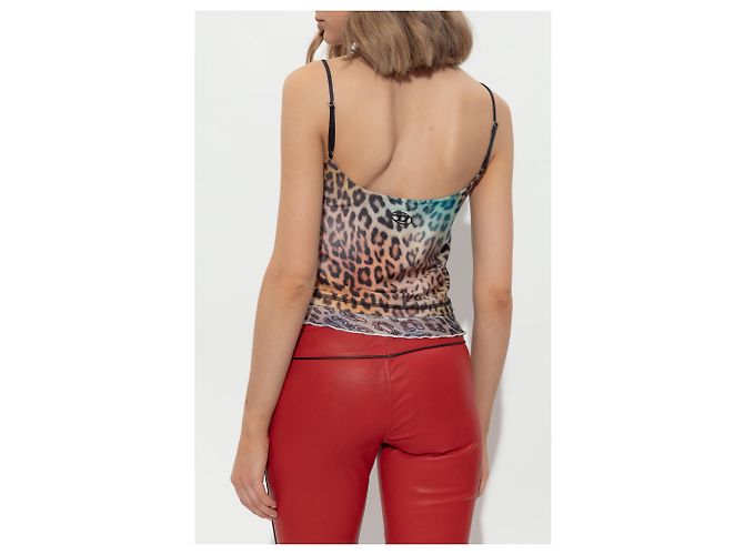 Top Diesel T-ZAZA-Q1 Stampa Leopardata Multicolore - vista 4