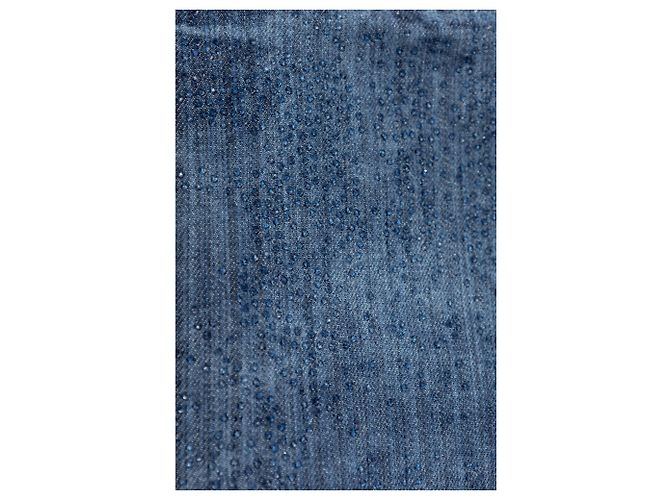 Diesel DE-PLAQUE-S Top aus blauer Baumwolle - Ansicht 5