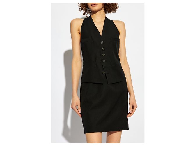 Vestido de lana negro Dsquared2 - vista 3