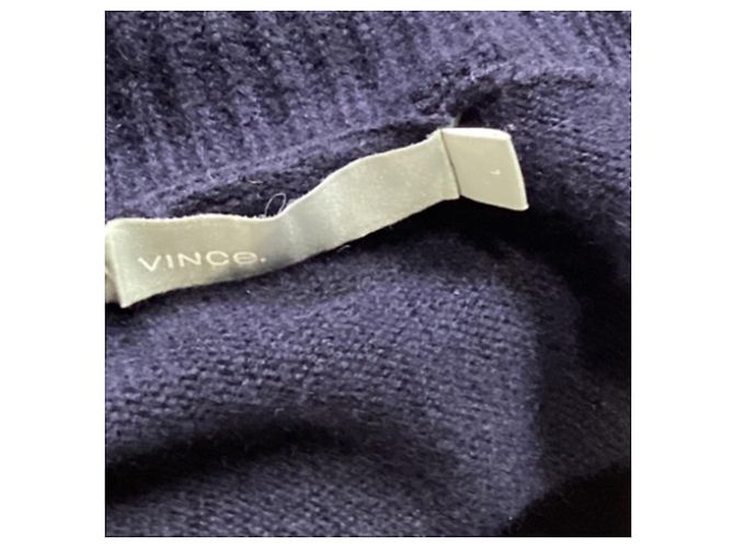 Vince Strick-Cardigan aus Kaschmir in Navy Blue - Ansicht 9