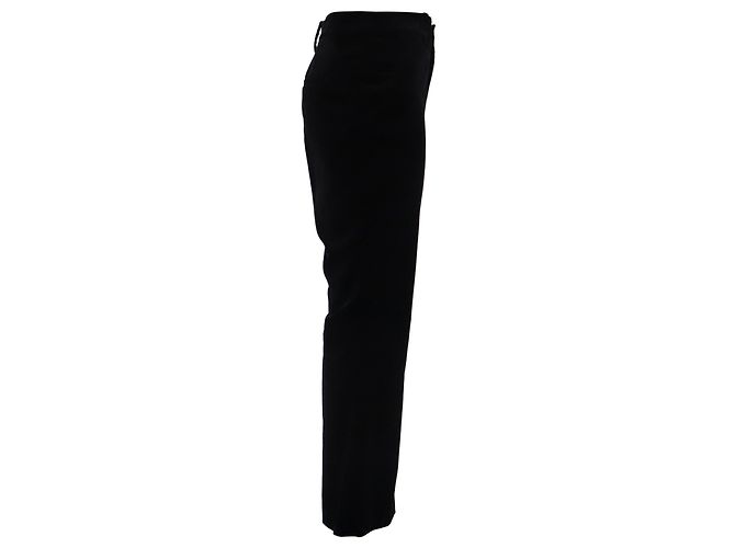 Autre Marque Pantalones acampanados Frame en algodón negro - vista 2