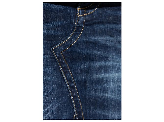 Gonna in denim blu Dsquared2 - vista 5