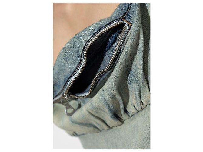 Abito Diesel DE-ELLIT-S in cotone blu - vista 5