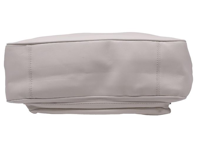 Borsa Tote Coach Poppy con tasca frontale in pelle White - vista 5