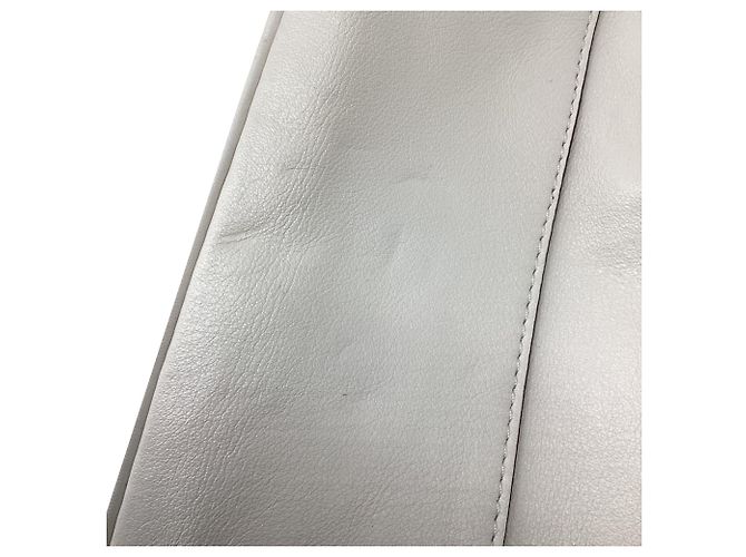 Borsa Tote Coach Poppy con tasca frontale in pelle White - vista 6