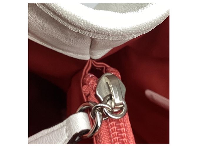 Borsa Tote Coach Poppy con tasca frontale in pelle White - vista 9