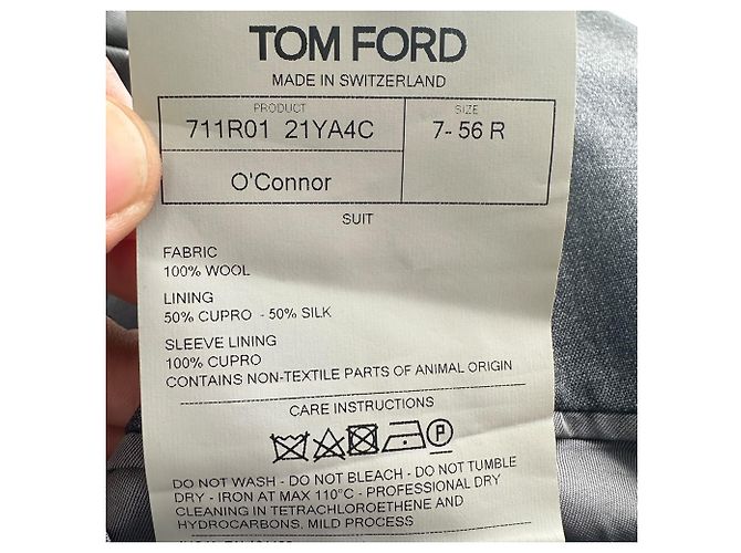 Tom Ford O'Connor Slim-Fit Blazer in Grey Wool - view 7