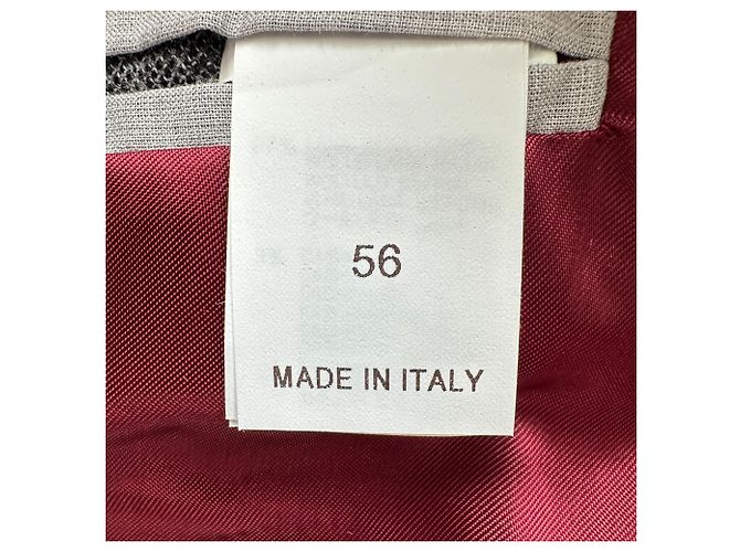 Brunello Cucinelli Single-Breasted Blazer in Grey Wool - view 6