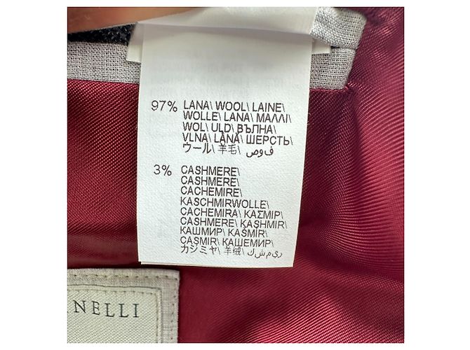 Brunello Cucinelli Single-Breasted Blazer in Grey Wool - view 7