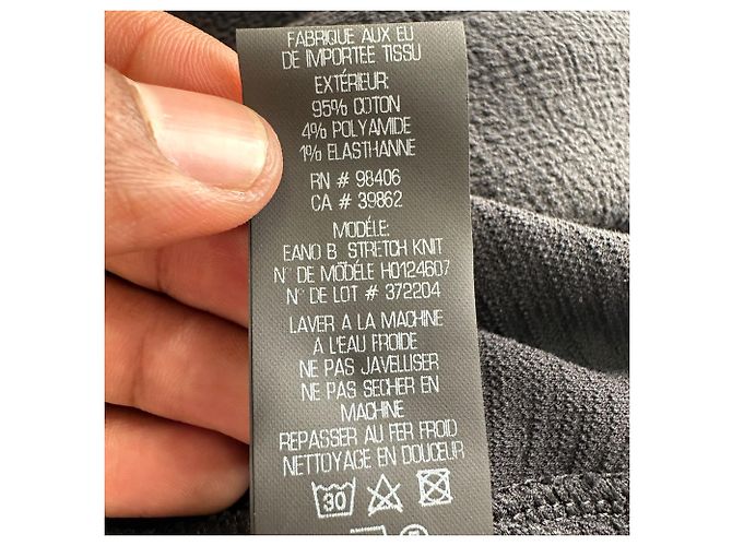 Vestido midi shift sem mangas Theory Eano em algodão preto - vista 11
