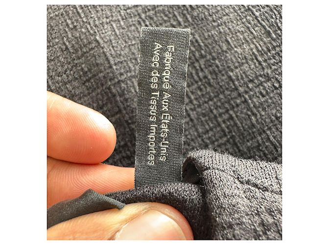 Vestido midi shift sem mangas Theory Eano em algodão preto - vista 9