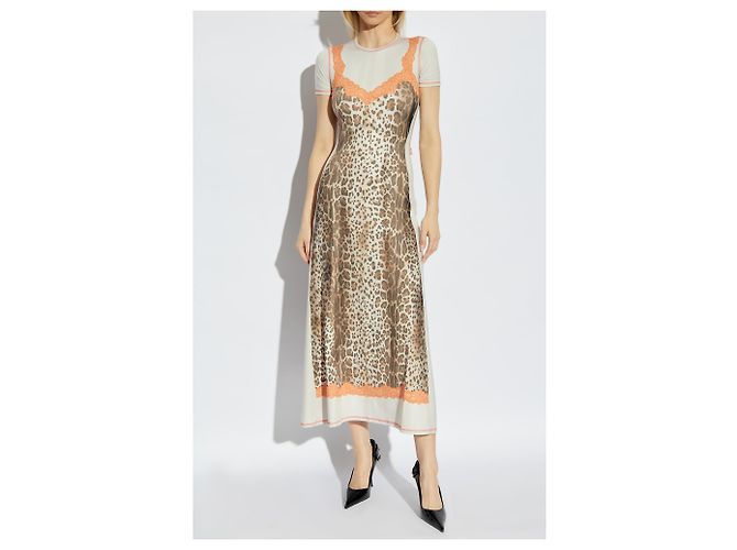 Diesel D-ILE Kleid in Multicolor mit Animal Print - Ansicht 3