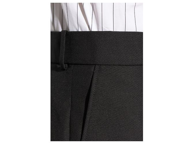 Alexander McQueen Schwarze Wollhose mit Bügelfalte - Ansicht 5