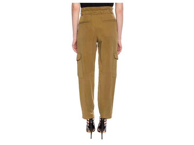 Pantaloni con cintura Rag & Bone verde lyocell - vista 4