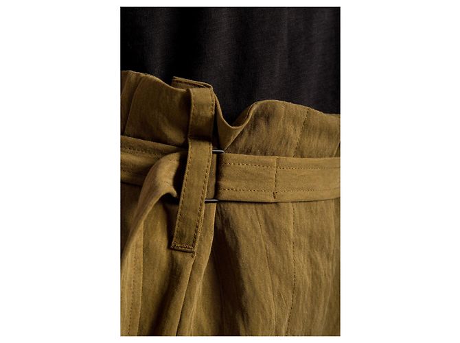 Pantaloni con cintura Rag & Bone verde lyocell - vista 5