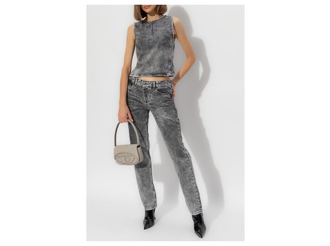 Diesel Top DE-PINAR-S Grau Baumwolle - Ansicht 2