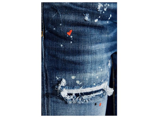 Jeans Dsquared2 24/7 Azul Marino Algodón - vista 5