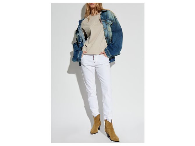 Jeans skinny blancos Cool Girl Dsquared2 - vista 2