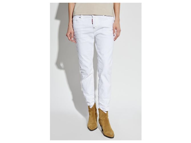 Jeans skinny blancos Cool Girl Dsquared2 - vista 3
