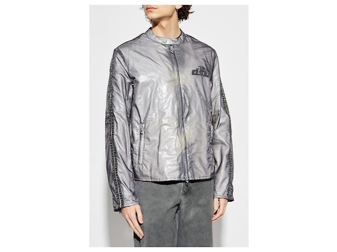 Diesel J-POP jacket grey nylon - view 3