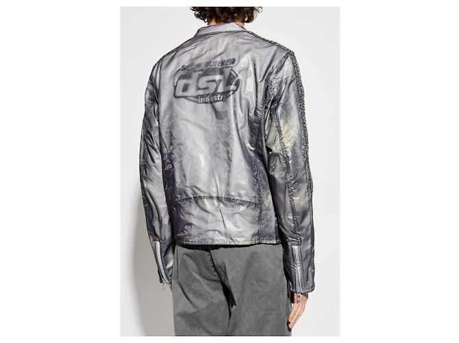 Diesel J-POP jacket grey nylon - view 4