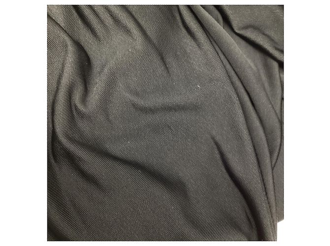 Blusa A.L.C. de cuello cisne y manga dolman larga en acetato negro - vista 7