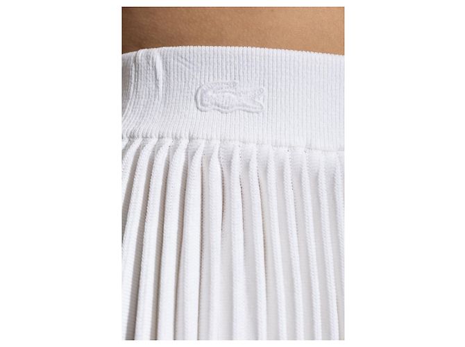 Falda plisada Lacoste blanca - vista 5