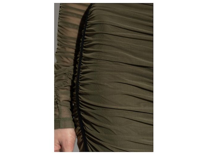 Falda midi O-IRA Diesel verde nylon - vista 5